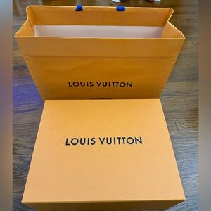 Louis Vuitton Signature Orange box and bag
